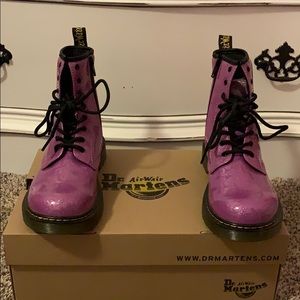Glittery Pink/Purple Dr. Martens